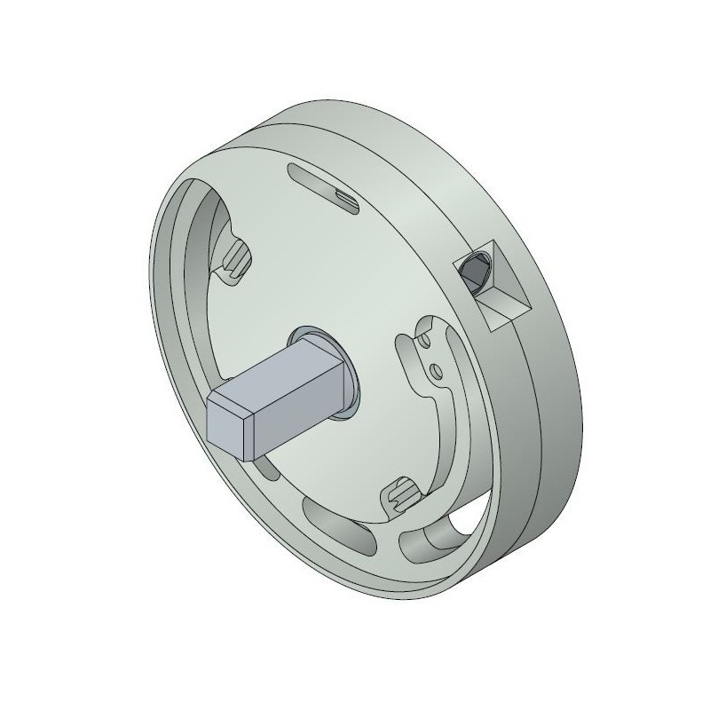 Treuil 1420B 1:7 FC CARRE 6-CARRE 10 MALE 2002038AVEC Fin de courseSIMU-ACCESSOIRES