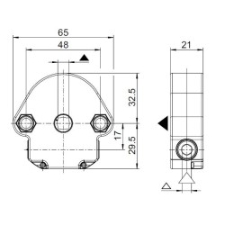Treuil Bubendorff 1:4 FC  6P7-CARRE 8 MÂLE