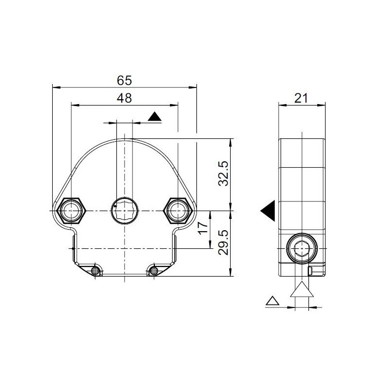 Treuil Bubendorff 1:6 SFC 6P7-CARRE 8 MÂLE 237003SANS Fin de courseBubendorff-Acces.