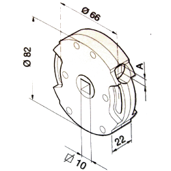 Treuil ACE 1:5 FC CARRE 8-CARRE 10