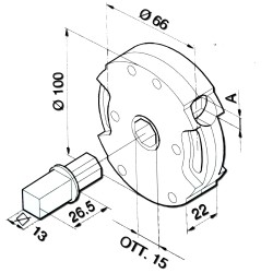 Treuil ACE 1:11 FC 6P7-PIVOT H19-C13