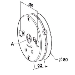 Treuil Minivis 1:6,5 FC  6P7-CARRE 8