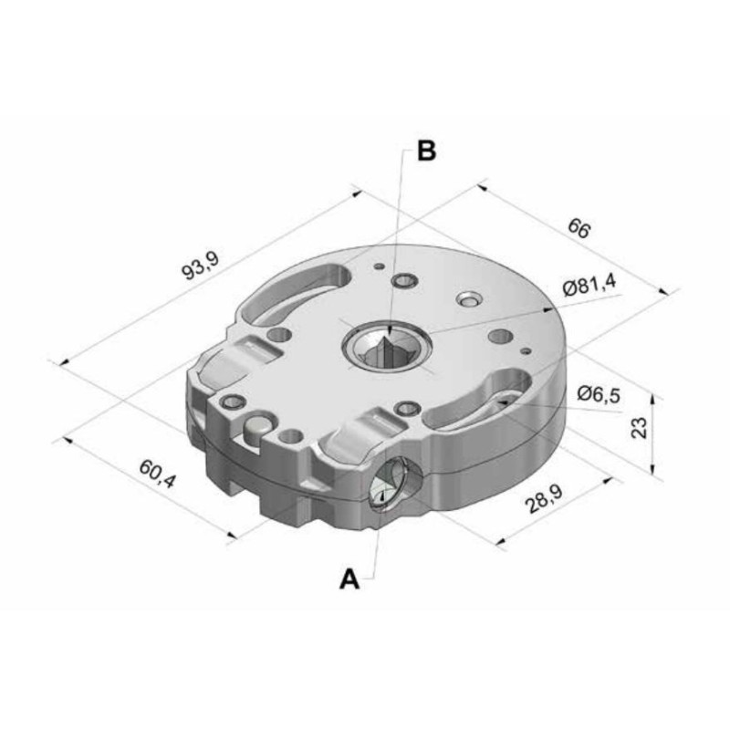 Treuil Cherubini 1:7 FC 6P7-CARRE 10 73057004AAVEC Fin de courseCHERUBINI