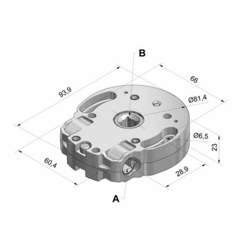 Treuil Cherubini 1:10 FC 6P7-CARRE 10 73117004AAVEC Fin de courseCHERUBINI
