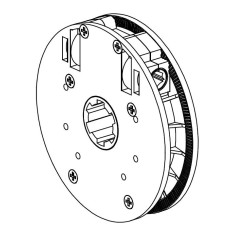 Treuil à vis 1:6 FC 6P7-Crabot DP22