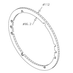 Bride Immobilisation pour Treuil T1002 T1060G00AVEC Fin de courseDEPRAT