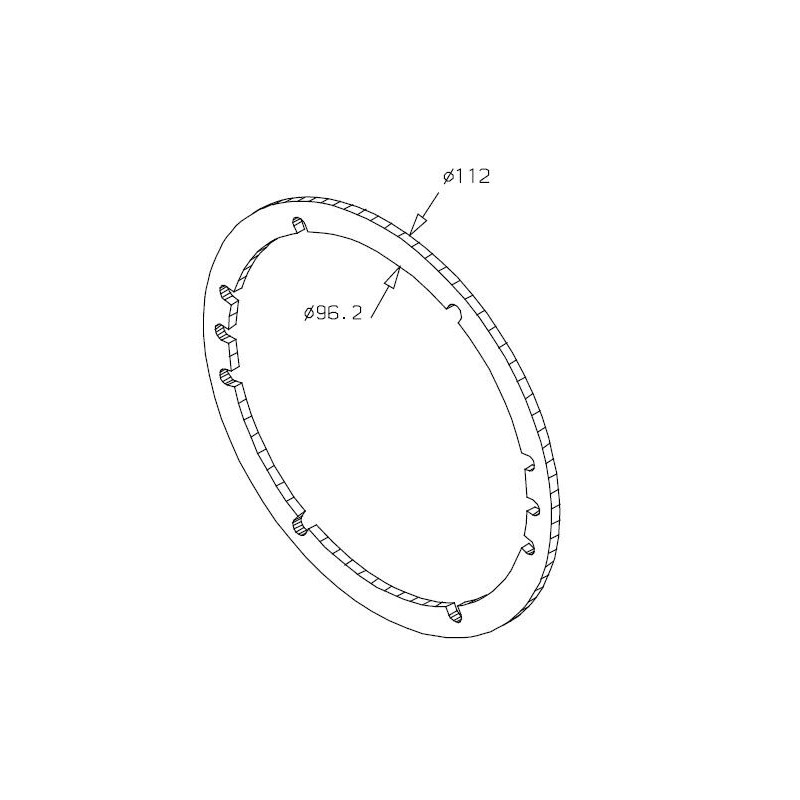 Bride Immobilisation pour Treuil T1002 T1060G00AVEC Fin de courseDEPRAT