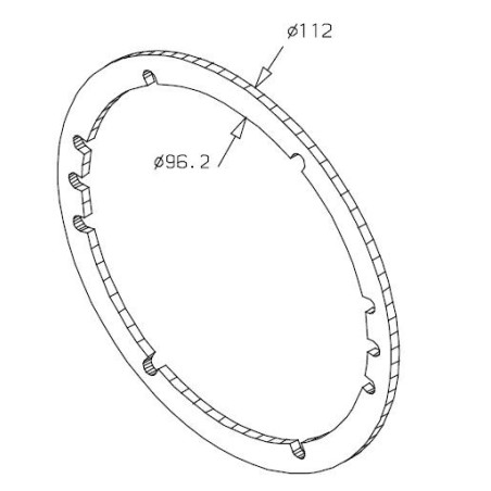 Bride Immobilisation pour Treuil T1002 T1060G00AVEC Fin de courseDEPRAT
