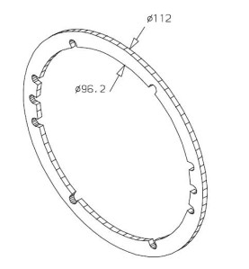 Bride Immobilisation pour Treuil T1002 T1060G00AVEC Fin de courseDEPRAT