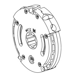 Treuil à vis DEBRAYABLE 1:6 FC 6P7-Crabot DP22 T1004FCAVEC Fin de courseDEPRAT