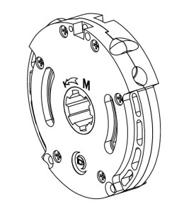 Treuil à vis DEBRAYABLE 1:6 FC 6P7-Crabot DP22 T1004FCAVEC Fin de courseDEPRAT