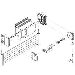 Tiroir Treuil REHAU pour coffre 230 REHAB