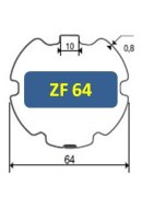 Embouts Rond ZF 64 pour Volet Roulant | Cludo