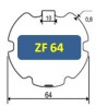 Embouts Rond ZF 64