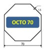 Embouts Octogonal 70
