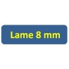 Guide tablier pour lame de 8 mm