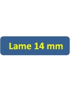 Guides tablier pour lames de 14 mm. Pièces indispensables au bon guidage du volet roulant.