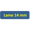 Guide tablier pour lame de 14 mm