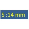 Enrouleurs à sangle de 14 mm