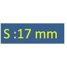 Enrouleurs à sangle de 17 mm