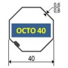 Embouts Octogonal 40