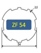 Embouts Rond ZF 54 pour Volet Roulant | Cludo