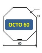 Embouts Octogonal 60 pour Volet Roulant | Somfy, Simu | Cludo